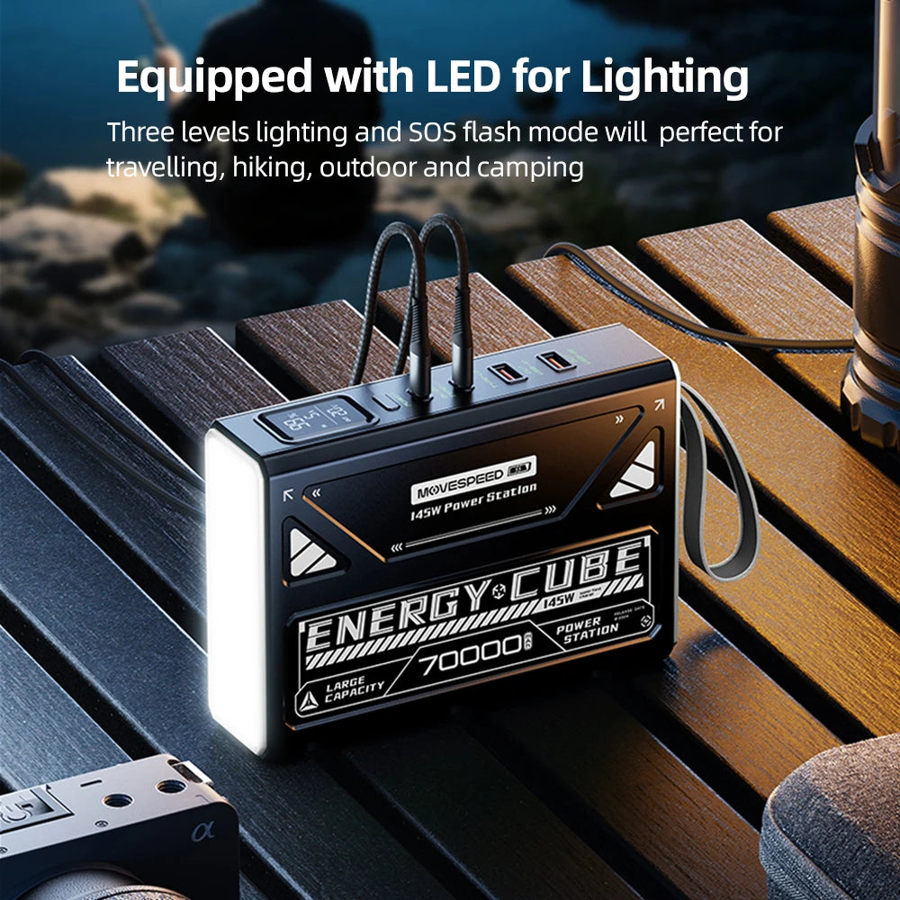 Movespeed Z70 Pro 100W Power Bank 70000mAh External Battery