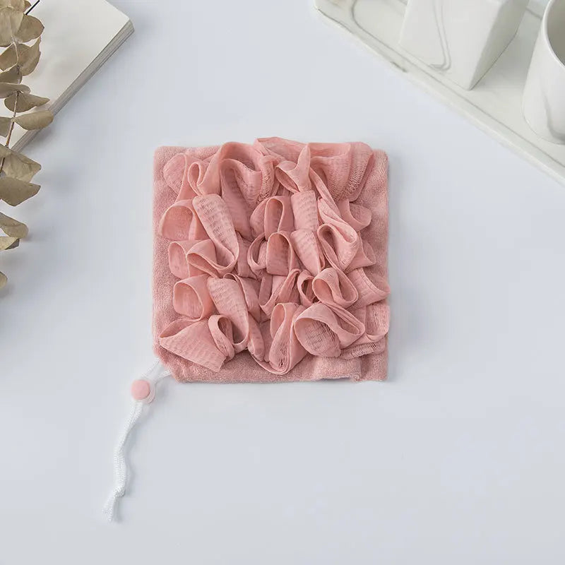 2-In-1 Bath Towel Sponge Double Sided Exfoliating Loofah