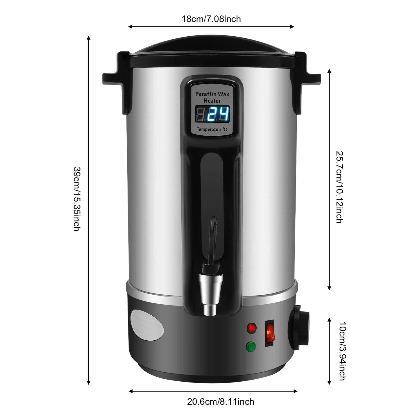 Large Wax Melter Kit For Candle Making 1100W Spout