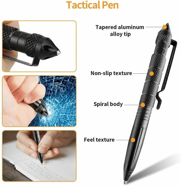 Outdoor 14-In-1 Emergency Survival Kit For Camping And Hiking