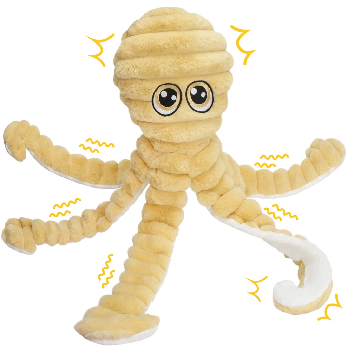 Octopus Squeaky Plush Dog Toy for Small and Medium Dogs