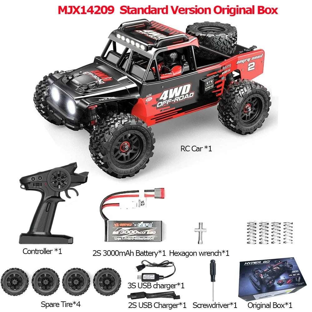 Jyscend MJX 14209 14210 RC Car 4WD Brushless Off Road