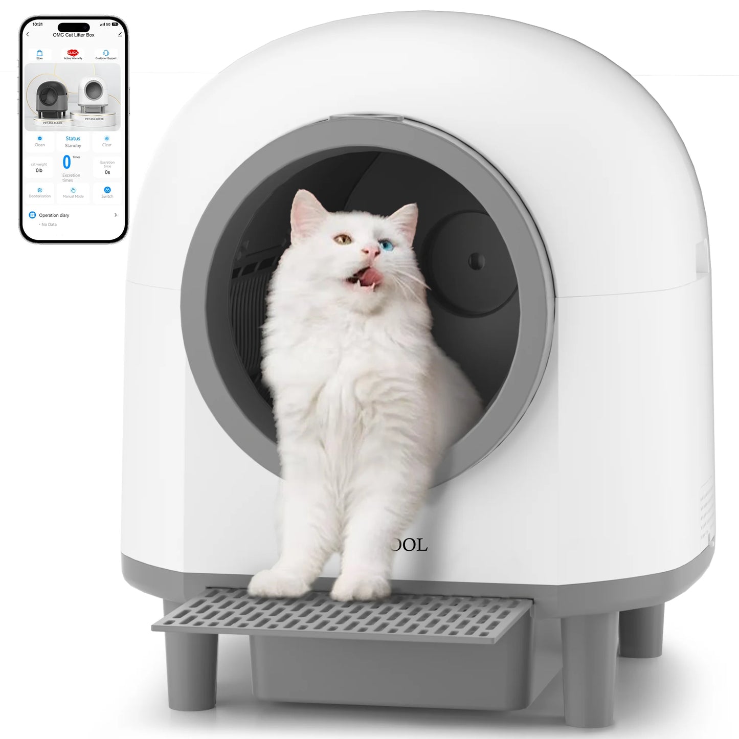 Redsasa Omcpet Automatic Self Cleaning Cat Litter Box