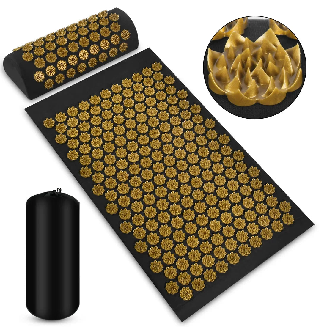 MARFLY Pranamat Eco Lotus Spike Mat Acupressure Cushion