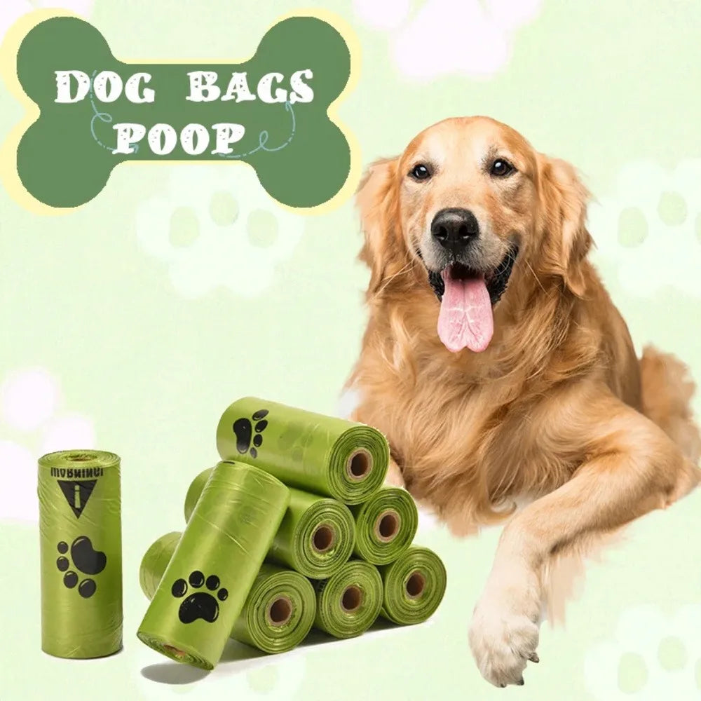 Biodegradable Pet Waste Bags With Dispenser Scented And Leakproof