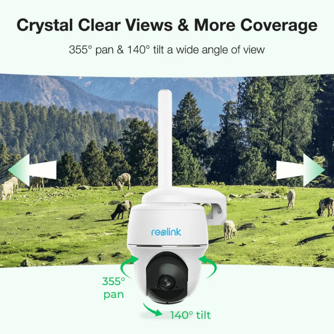 EIOTMART Unlimited Data 4G LTE Outdoor Security Camera Bundle
