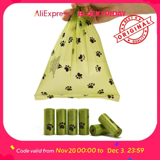 Biodegradable Pet Waste Bags With Dispenser Scented And Leakproof
