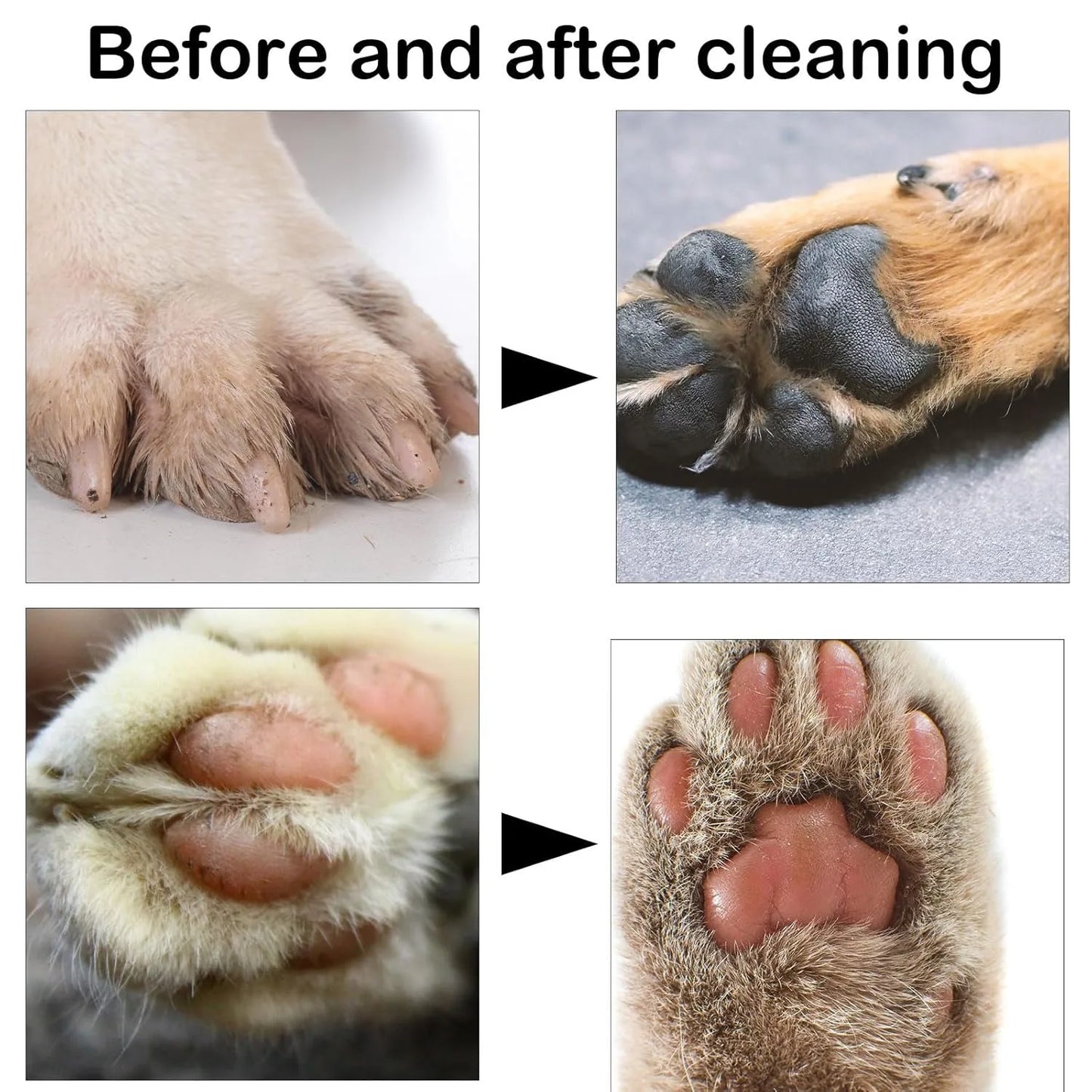 Portable Dog Paw Cleaner Cup With Soft Silicone Brush