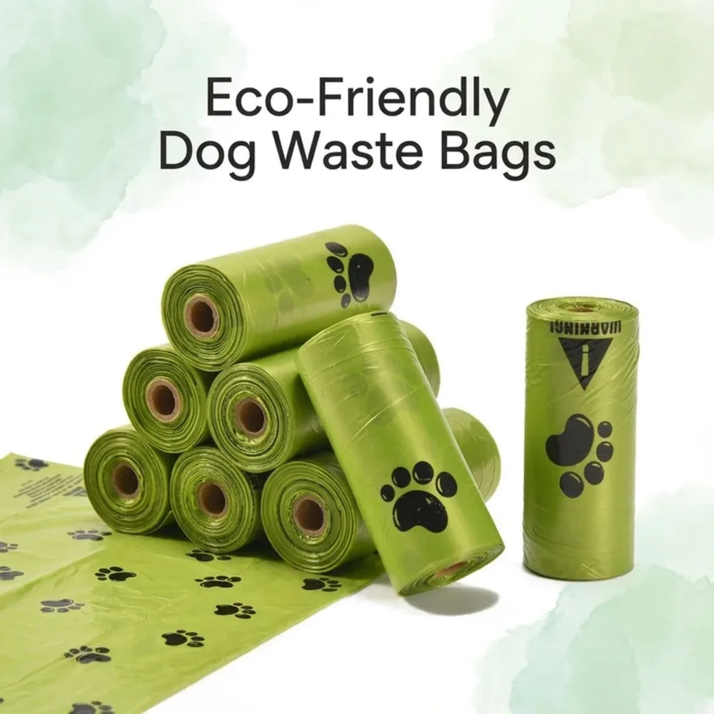 Biodegradable Pet Waste Bags With Dispenser Scented And Leakproof
