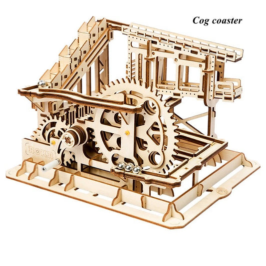 Robotime Night City Marble Run Set 3D Wooden Puzzle