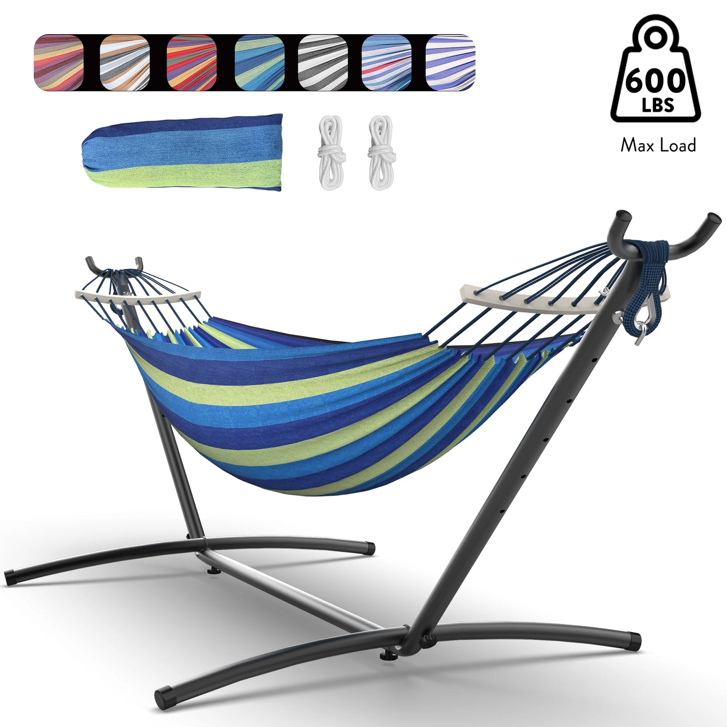 Gyroor Adjustable Stand Hammock 600lb Capacity Outdoor