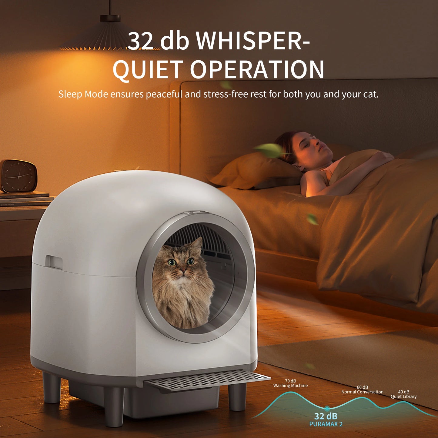 Redsasa Omcpet Automatic Self Cleaning Cat Litter Box