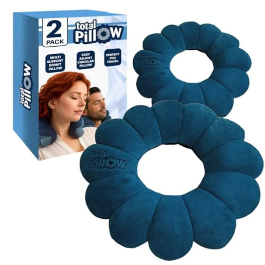Donut Travel Neck Pillow Microbead Comfort