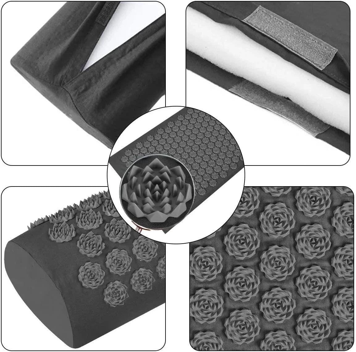 MARFLY Pranamat Eco Lotus Spike Mat Acupressure Cushion