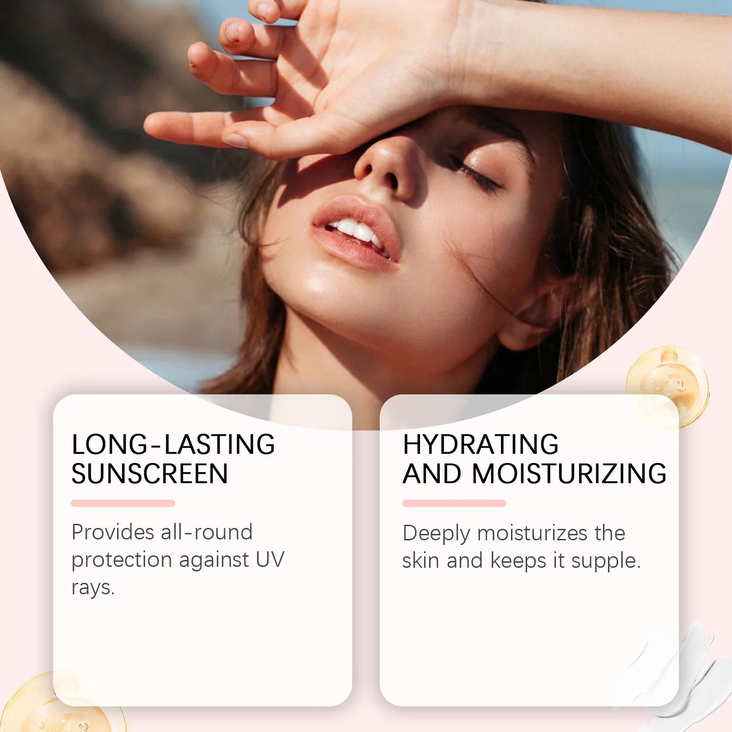 OceAura Sunscreen Spray SPF 42 Hyaluronic Acid UV Protector