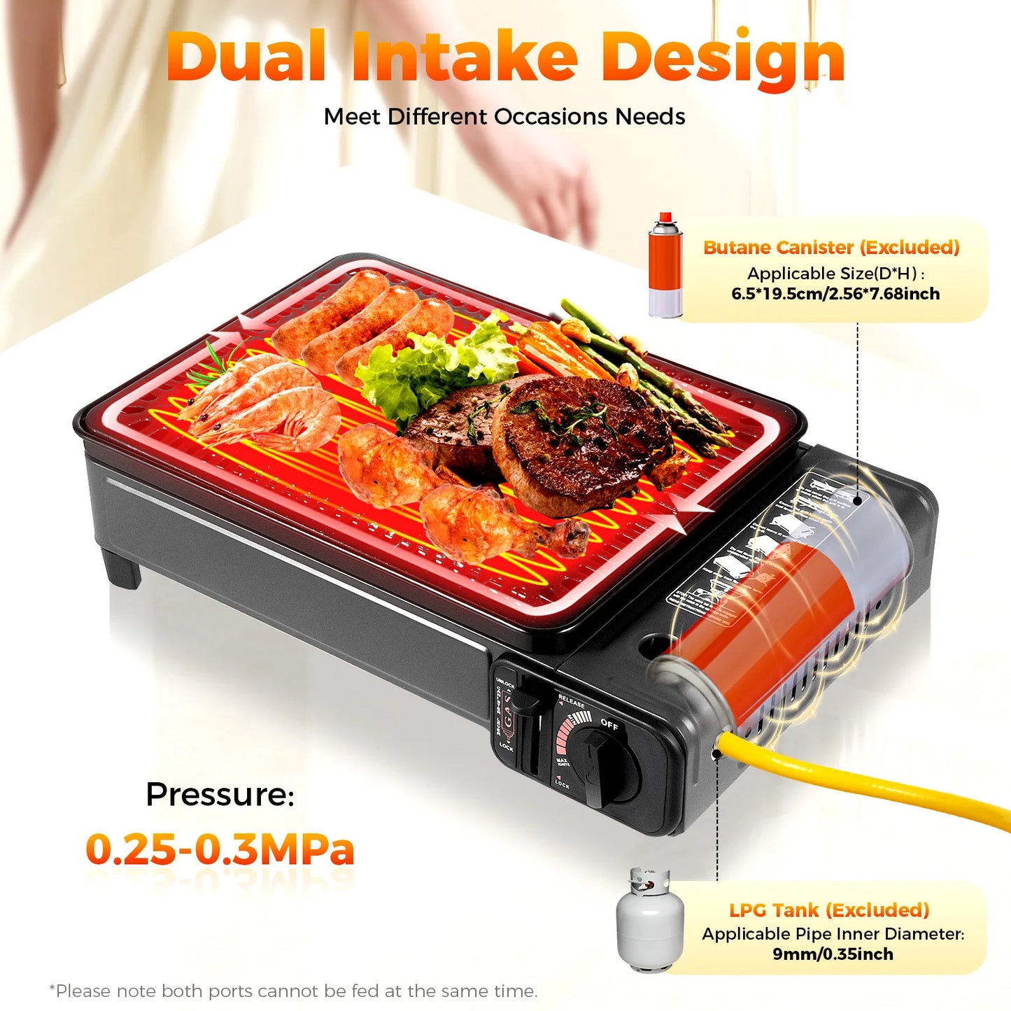 Portable Camping Gas Stove With Ignition For Camping And Travel