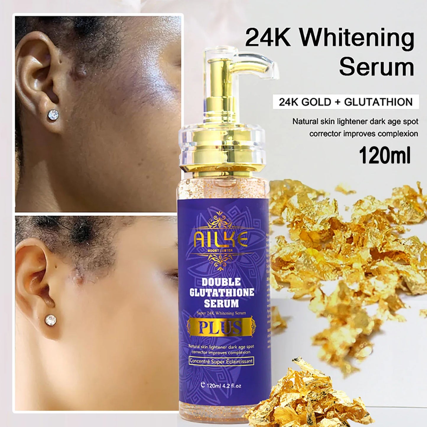AILKE Brightening Anti Dark Spots Serum for Radiant Complexion