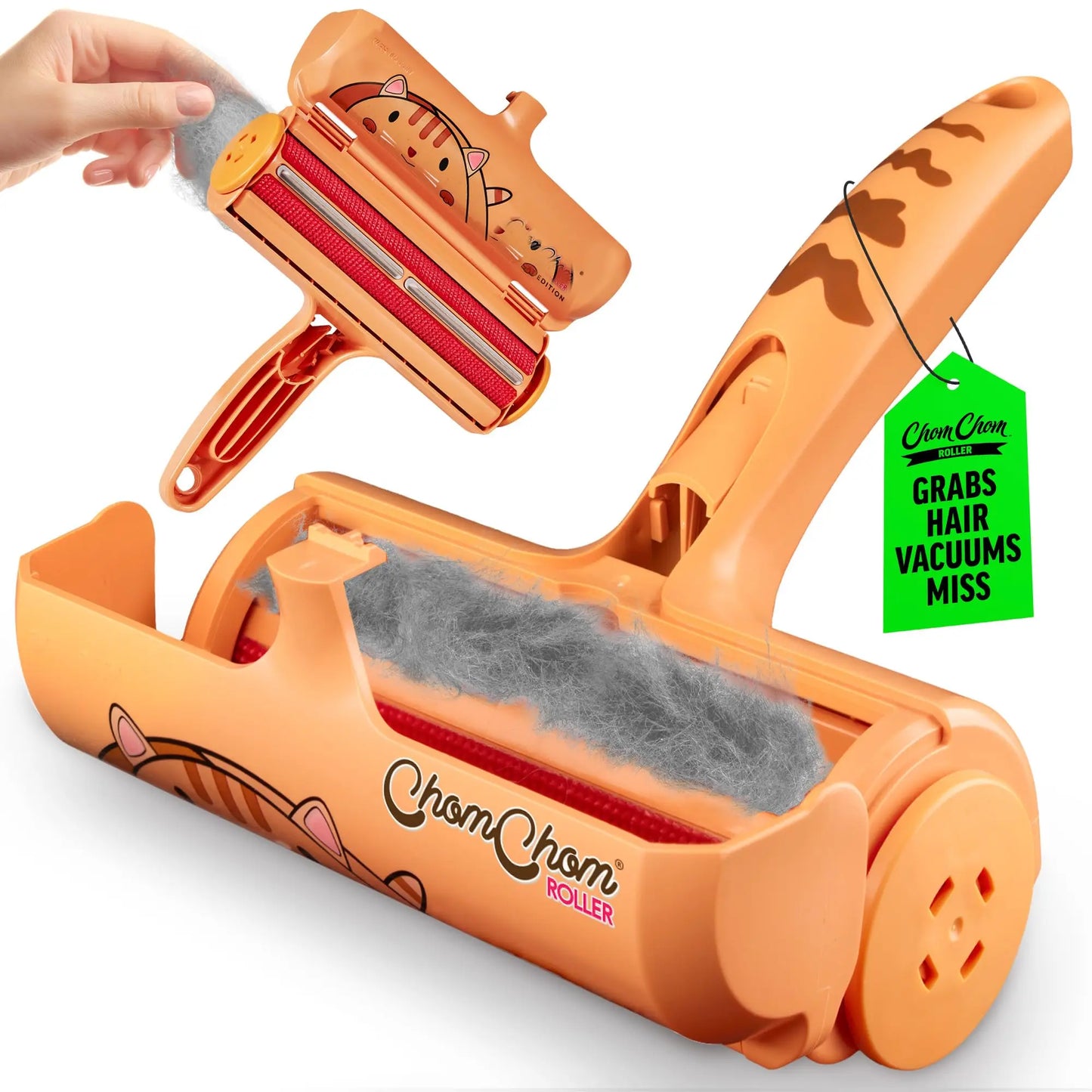 Roller Pet Hair Remover Reusable Lint Roller For Furniture