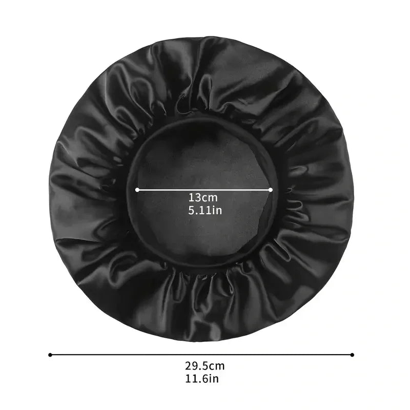 Six-Piece No-Heat Hair Curling Kit With Satin Sleep Cap
