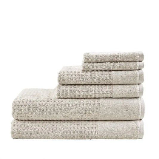 Spa Waffle 100 Cotton Towel Set Luxurious Waffle Weave