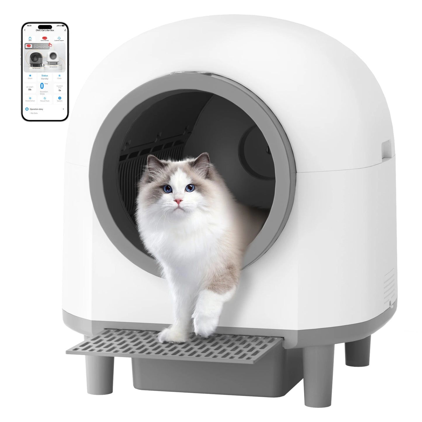 Redsasa Omcpet Automatic Self Cleaning Cat Litter Box