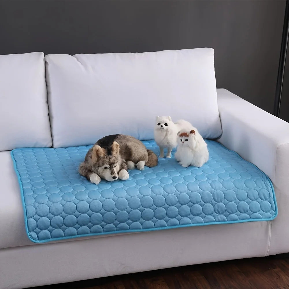 BeiYu Pet Dog Cooling Mat Self Cooling Pad For Pets Durable Cat Pad