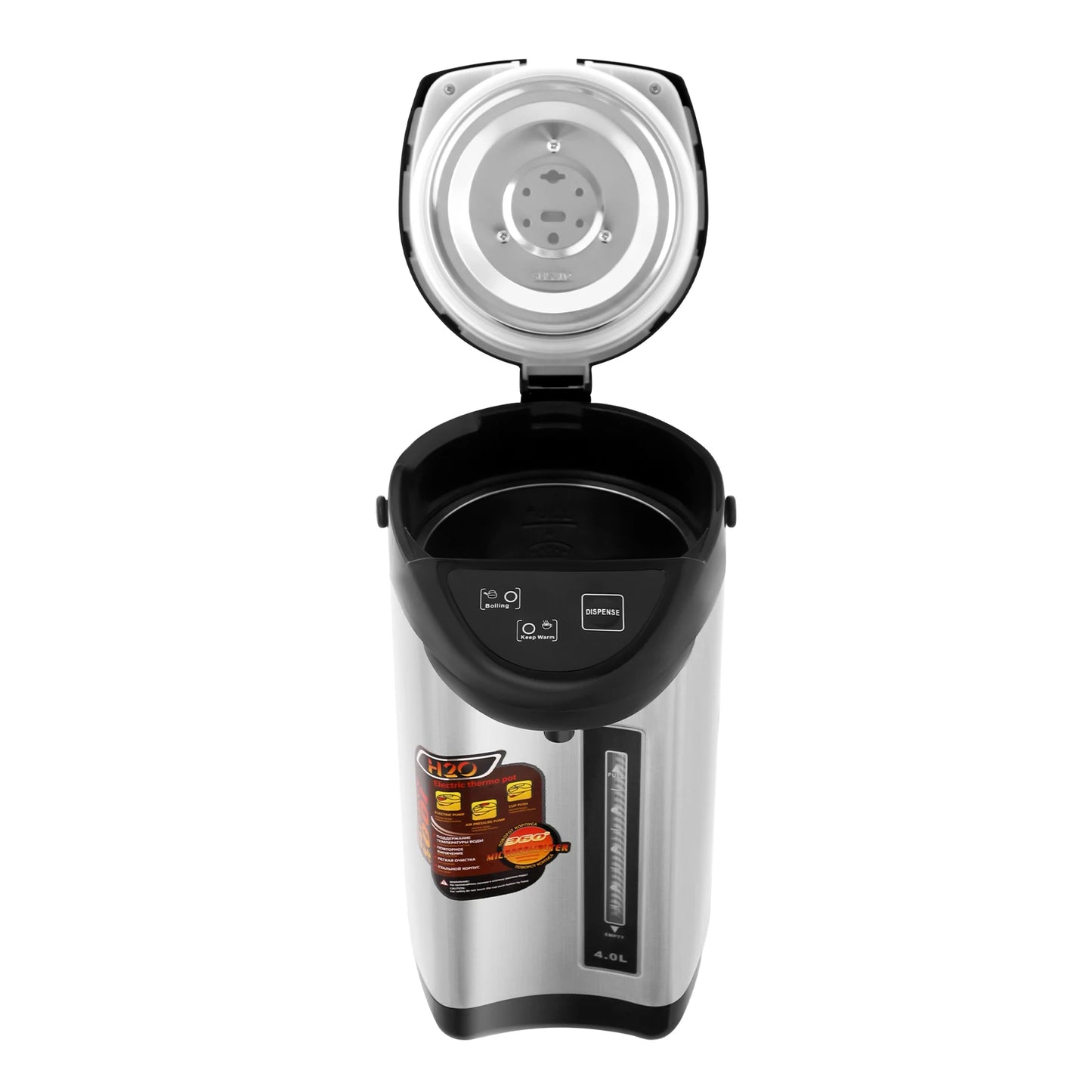 Electric Kettle 110V 750W Stainless Steel Water Boiler Auto Shutoff Keep Warm