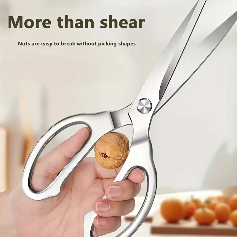 Stainless Steel Kitchen Scissors Multifunctional Household Shears For Meat Poultry