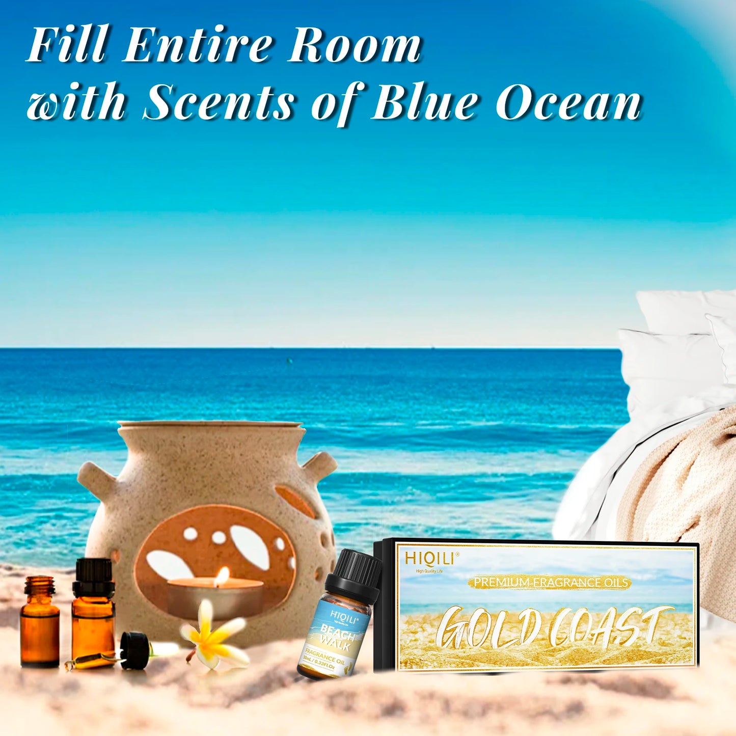 HIQILI Fragrance Oil Set For Diffuser DIY Perfume And Candles