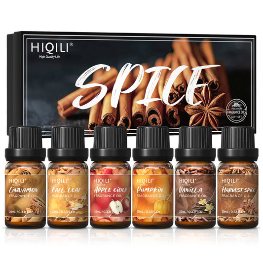 HIQILI Fragrance Oil Set For Diffuser DIY Perfume And Candles