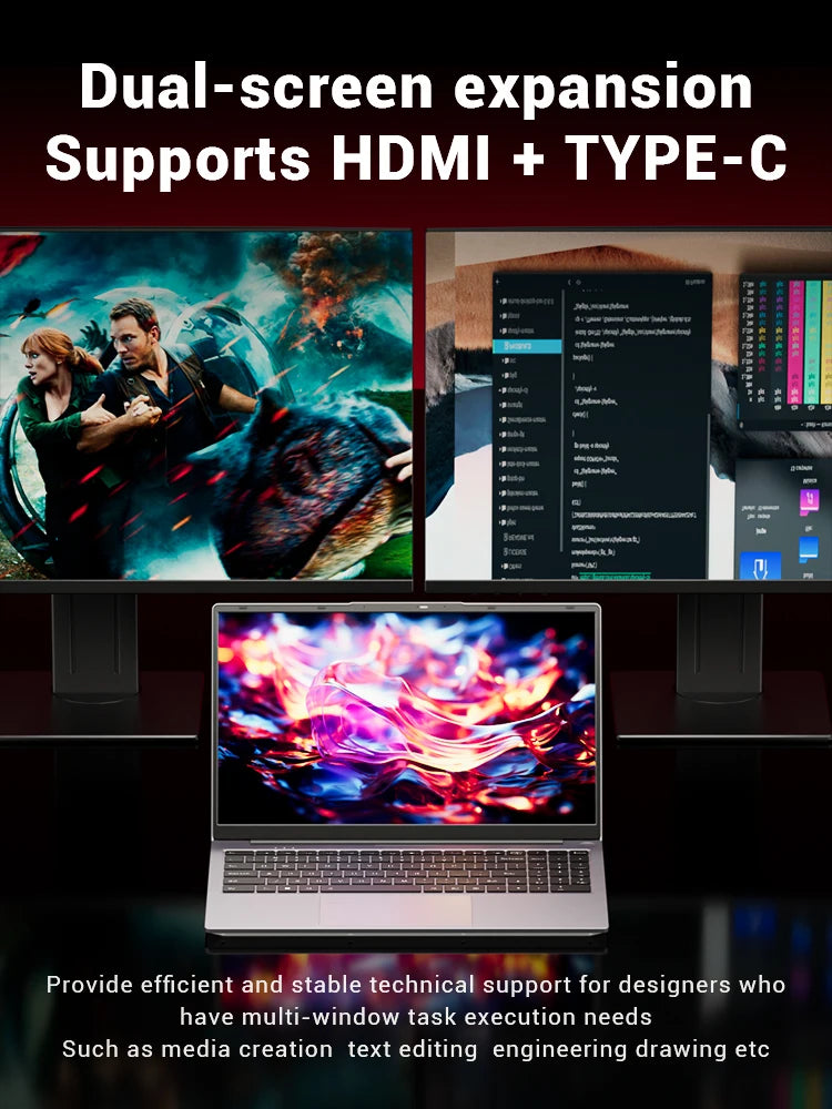 Firebat AS11 Laptop Ryzen 5 7430U 16GB RAM 512GB SSD Windows BT5.2 WiFi6