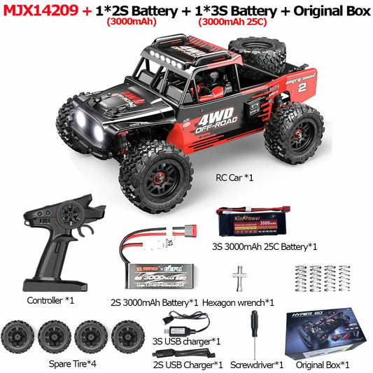 Jyscend MJX 14209 14210 RC Car 4WD Brushless Off Road