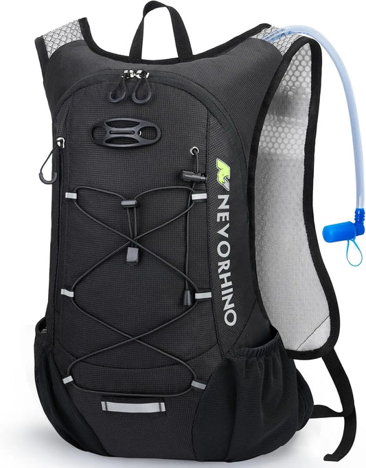 Lightweight Hydration Backpack With 2L Leakproof Water Bladder