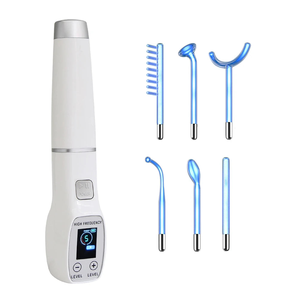 Yuet Win High Frequency Electrode Wand For Skin Rejuvenation