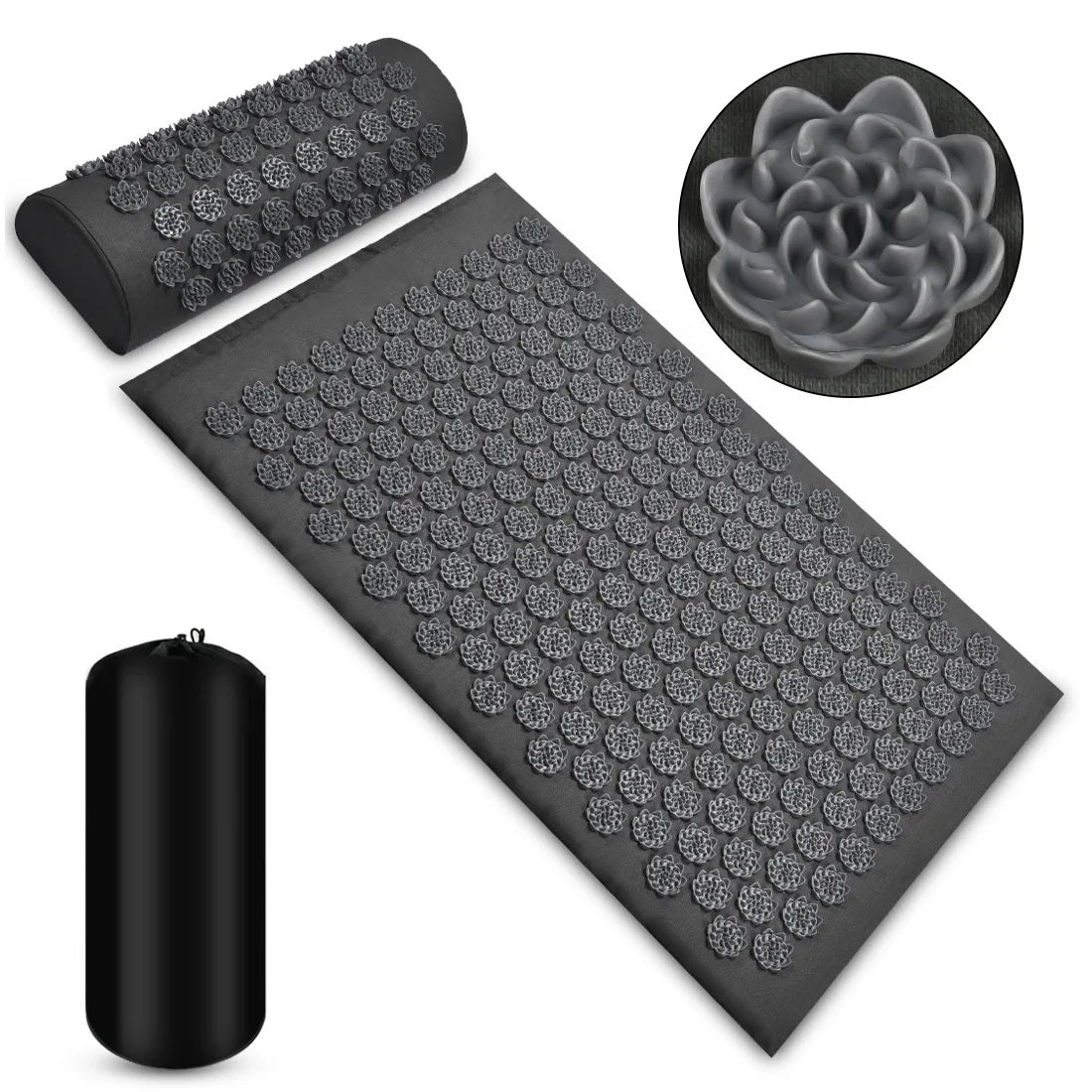 MARFLY Pranamat Eco Lotus Spike Mat Acupressure Cushion