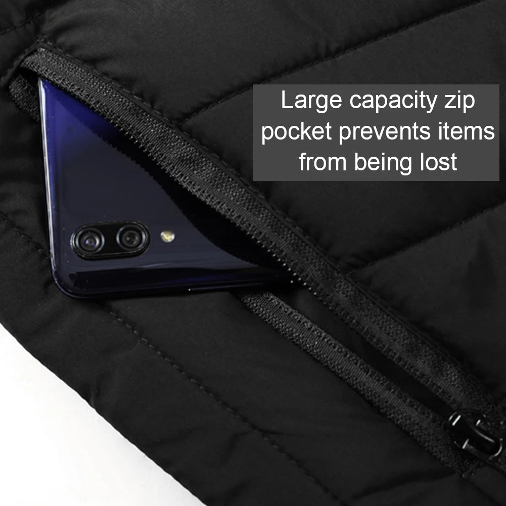 Sikiwind 9 Areas Heated Vest Jacket Men Women Thermal