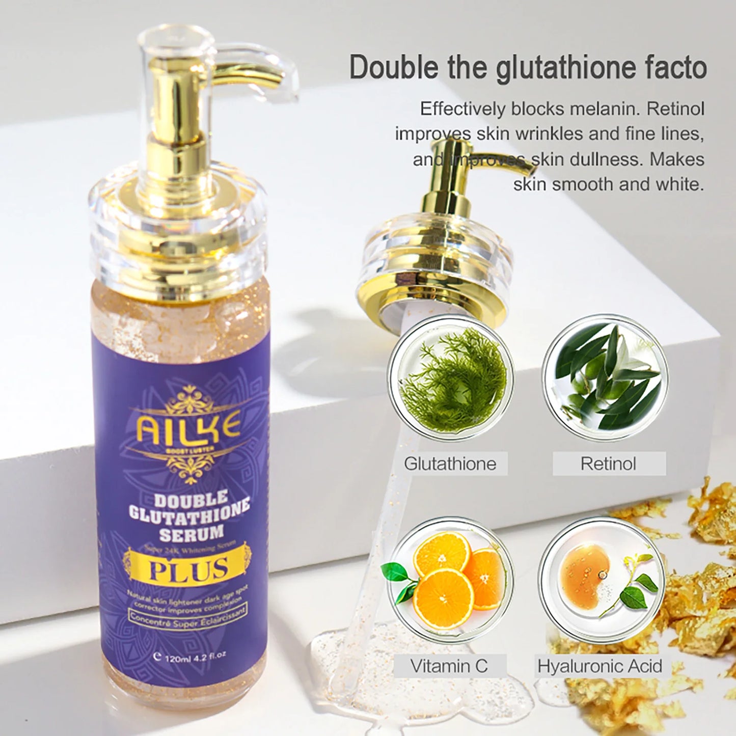 AILKE Brightening Anti Dark Spots Serum for Radiant Complexion