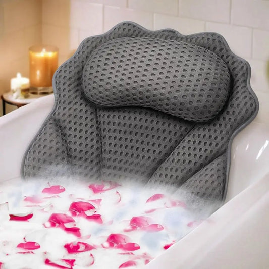 XMSJ Ergonomic Bathtub Pillow With Head Neck Shoulder Back Support