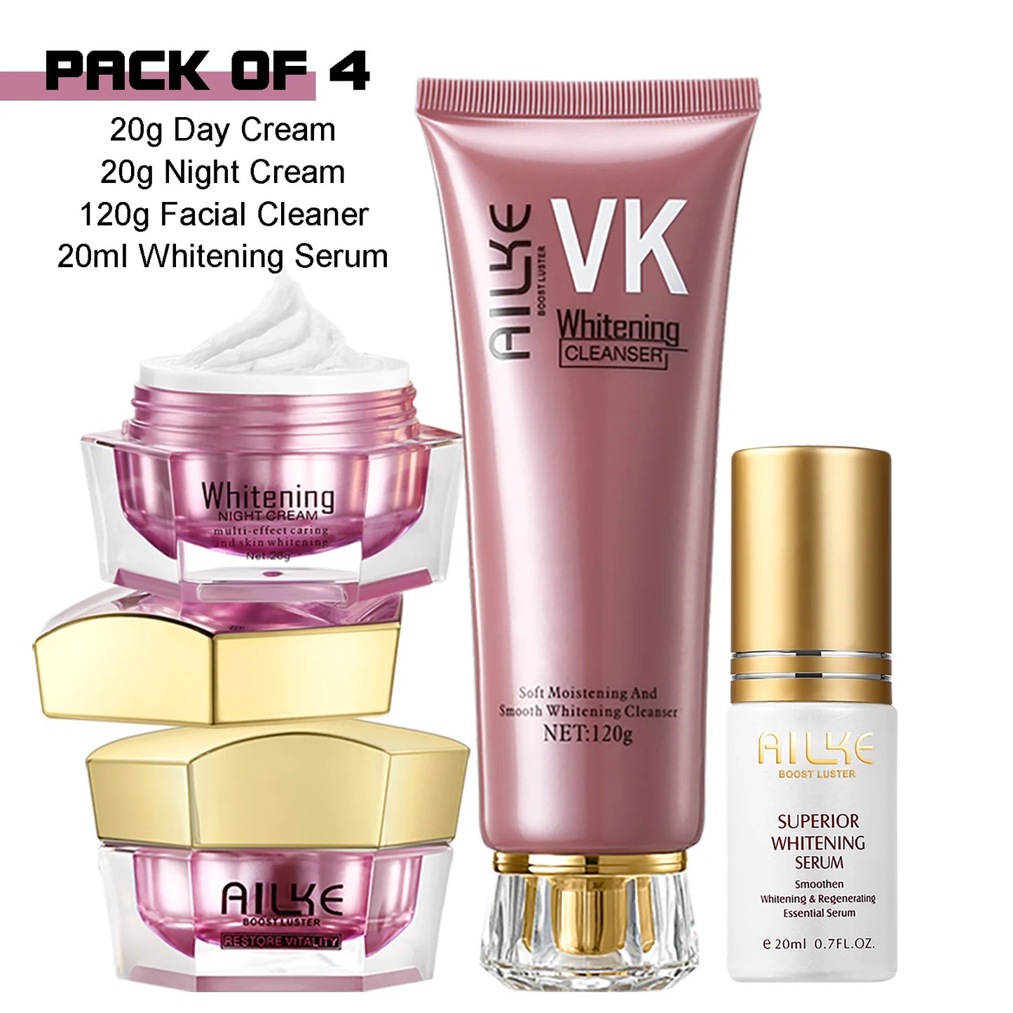 AILKE Hyaluronic Acid Face Cream Anti Aging Whitening Moisturizer