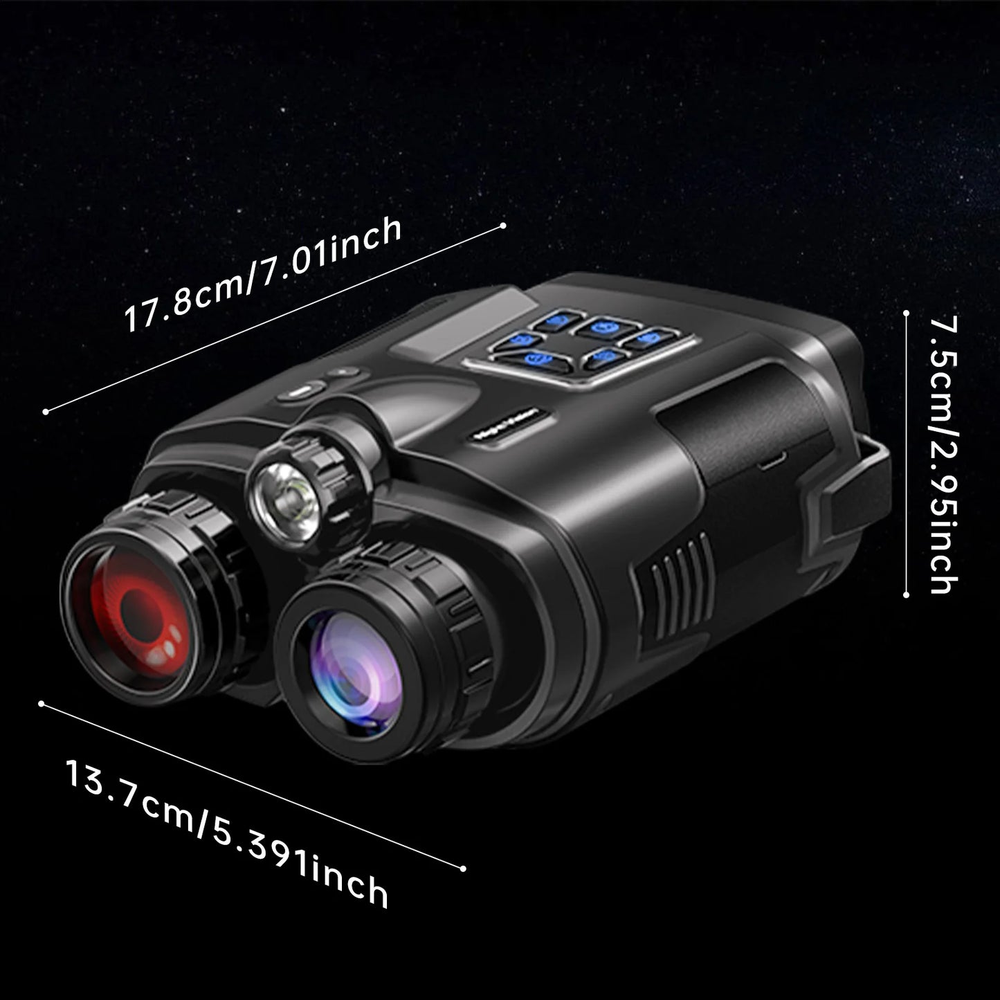 DIYIMIN Night Vision Binoculars 8x Infrared 600m Range