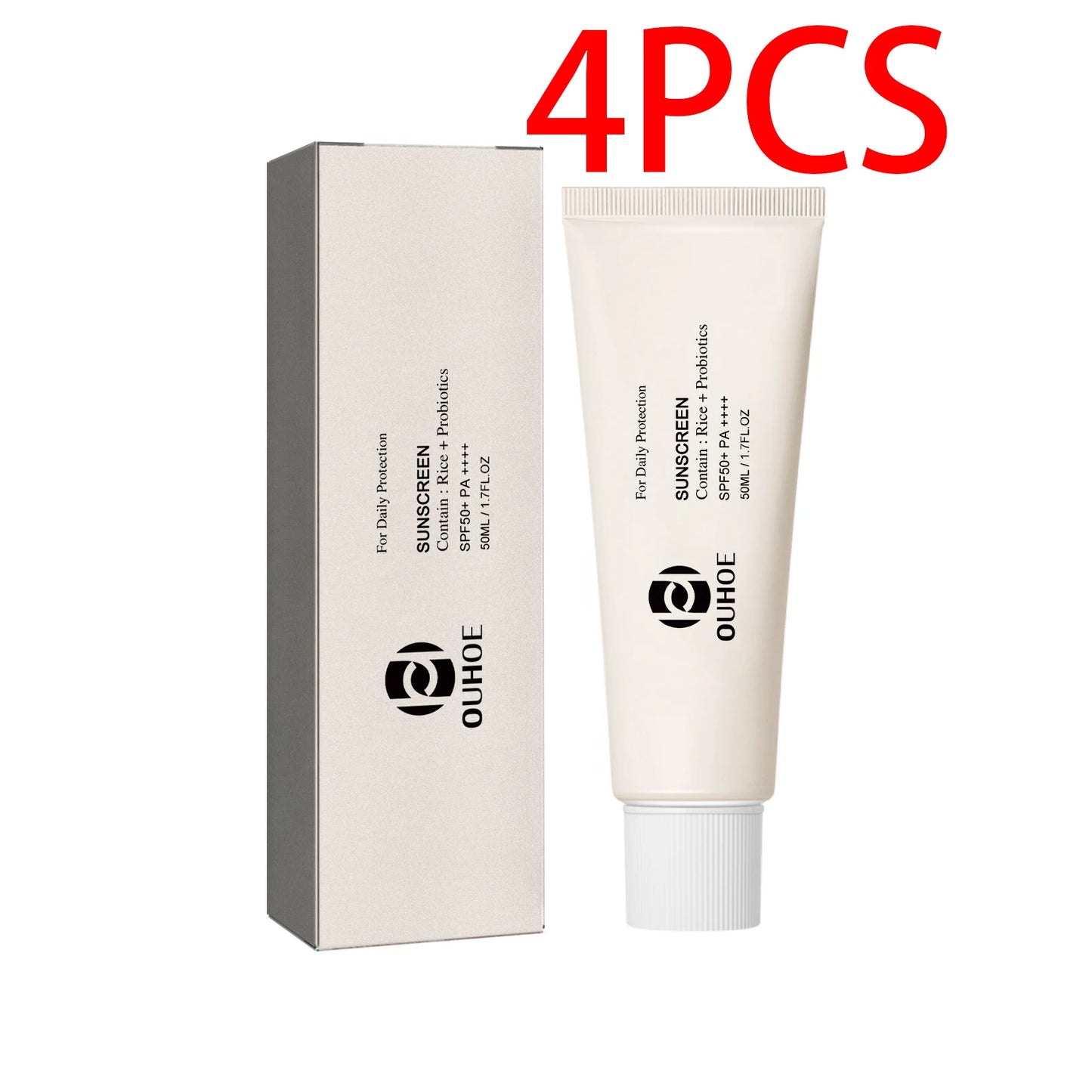 Ouhoe SPF 50 Face Sunscreen Probiotic Rice Brightening Cream