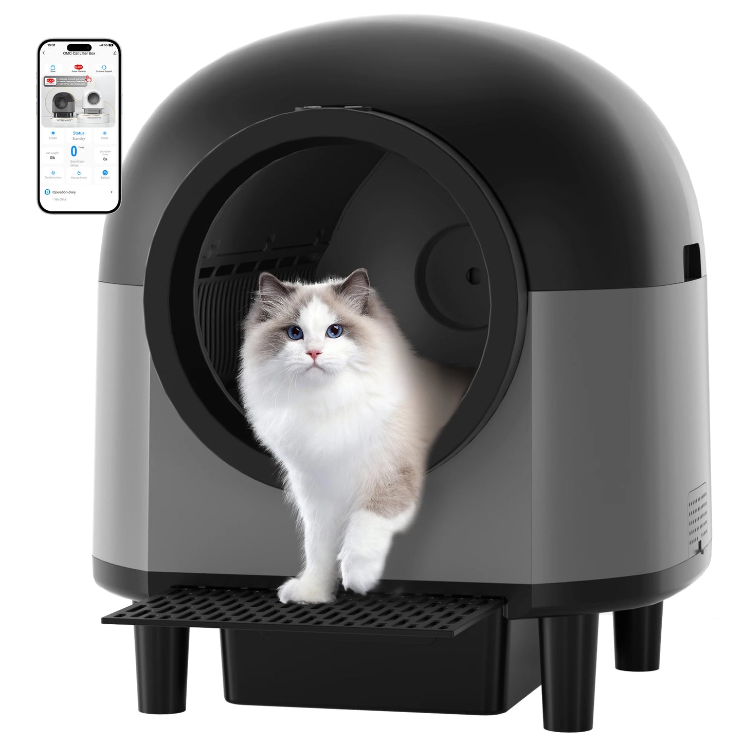Redsasa Omcpet Automatic Self Cleaning Cat Litter Box