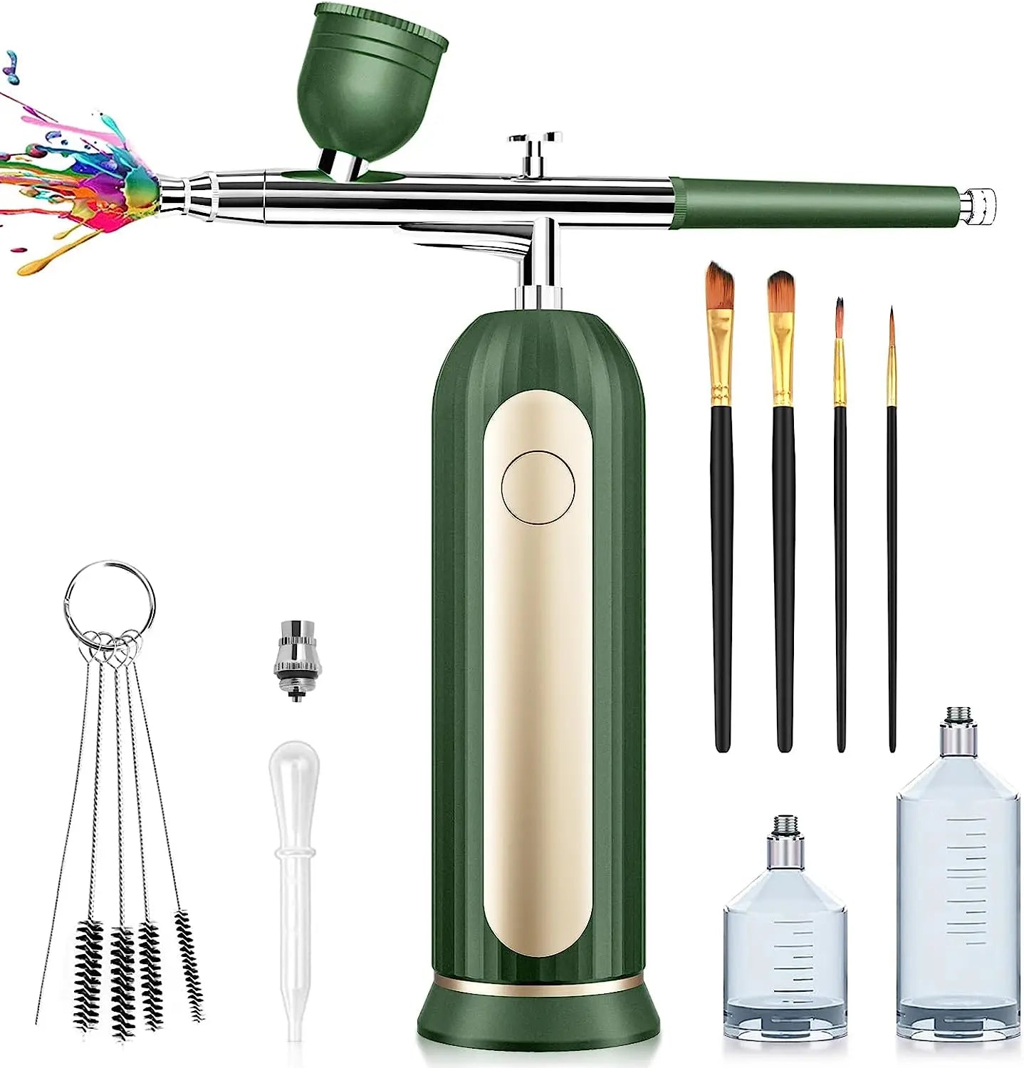 Cordless Airbrush Kit With Compressor For Nails And Makeup