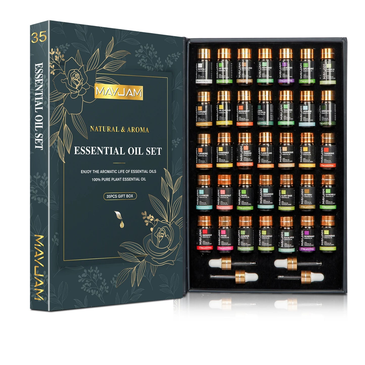 MAYJAM Essential Oils Set 35pcs For Humidifier Diffuser