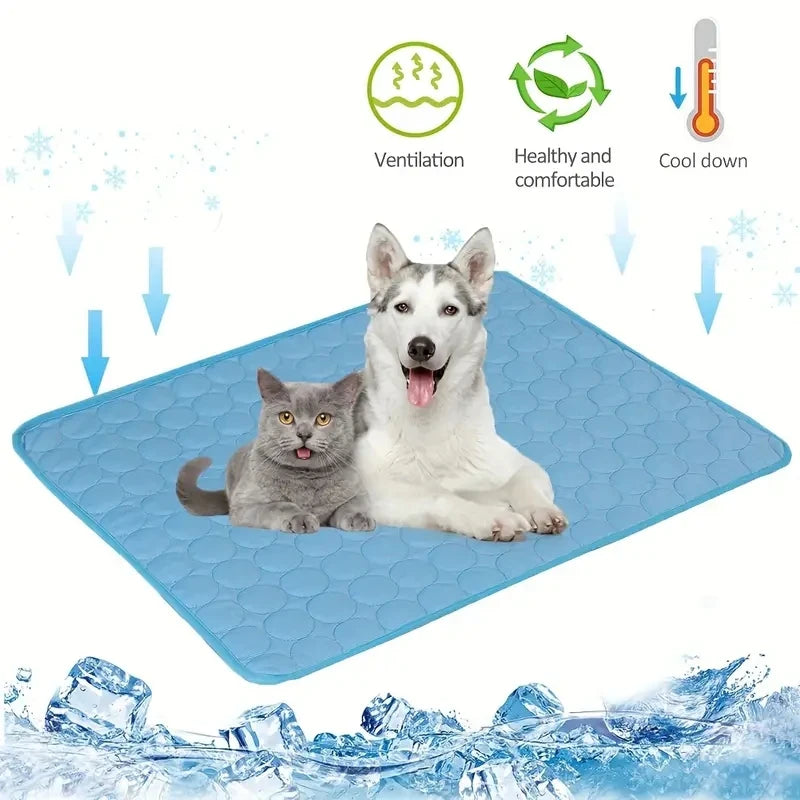 BeiYu Pet Dog Cooling Mat Self Cooling Pad For Pets Durable Cat Pad