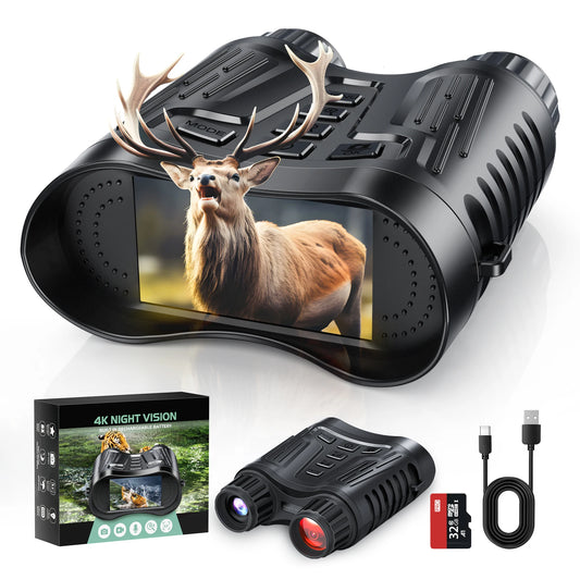 DIYIMIN Night Vision Binoculars 8X Digital Zoom Infrared Video