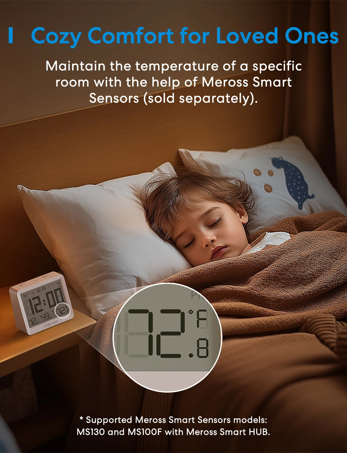 Meross Matter Smart Thermostat US WiFi Works With Alexa HomeKit