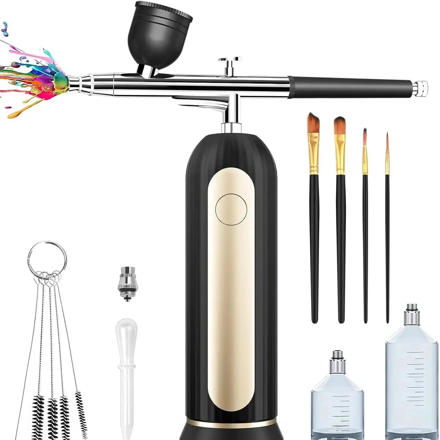 Cordless Airbrush Kit With Compressor For Nails And Makeup