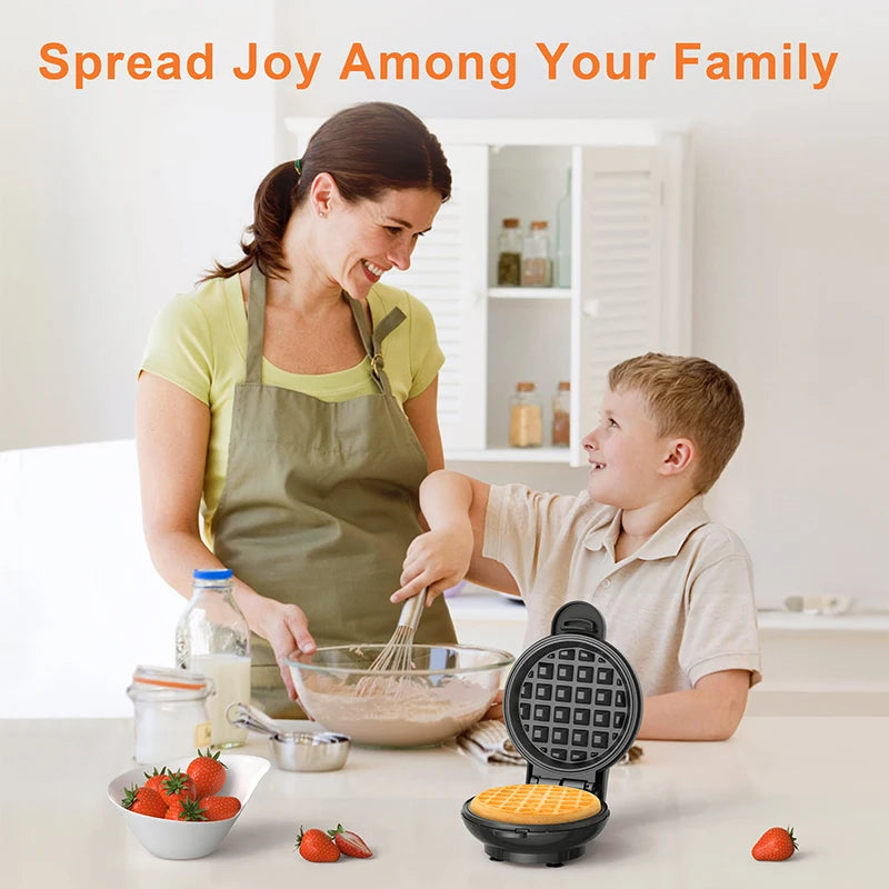 Crownful 350W Mini Waffle Maker And Sandwich Cake Maker