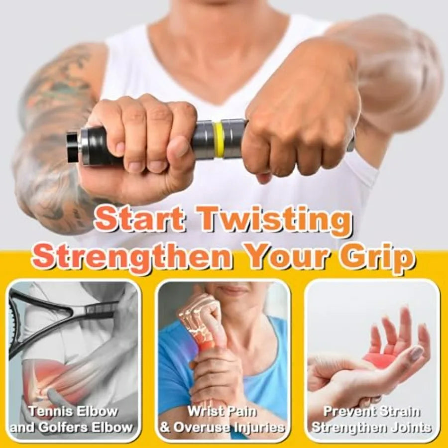 Grip Strength Trainer Adjustable Resistance For Hand, Wrist, Forearm